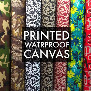 Printed Canvas Fabric Waterproof Outdoor 60