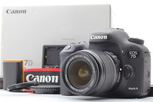 【MINT in Box】 Canon Eos 7D Mark II Digital  camera Ef-S 18-55mm IS Lens Japan