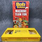 Bob the Builder Machine Team Fun VHS Tape 2004 Kids Cartoon Classic Yellow Tape