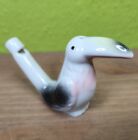 Vintage Toucan Porcelain Water Whistle Vintage Water Bird Whistle Fairing Piece
