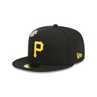 Pittsburgh Pirates MLB  New Era With Pirate Pin 59FIFTY Fitted Hat~Black/Gold