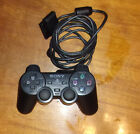 Sony PlayStation 2 DualShock 2 Wired Controller (SCPH - 10010) - Black - Tested