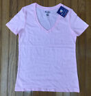 New Champion Pink V-neck Tee T-shirt Top Blouse Size M Free Shipping