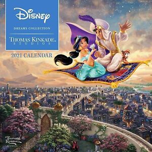 Disney Dreams Collection 2021 Mini Wall Calendar by Thomas Kinkade 7
