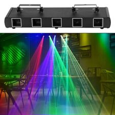 RGBYC Laser Stage Light 5 Lens 5 Beam Lighting DMX Projector DJ Disco Party Show