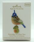 Hallmark Keepsake Ornament 'Partridge in a Pear Tree' 12 Days of Christmas MIB