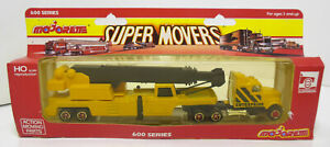 Majorette HO 600 Series Super Movers Kenworth Tractor Trailer Mobile Crane Truck