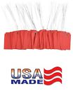 100 Red Tags with Wire 3 1/4 x 1 5/8