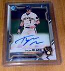 New Listing2021 Bowman Draft Tyler Black 1st Chrome Auto #CPA-TB Brewers Called Up Invest!