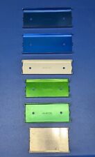 6 ABBOTT COIN COUNTER MMF Major Metalfab Colored Coin Counter Storage Bank Trays