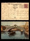 Mayfairstamps Italy 1927 Venezia to Cleveland Hts OH Gondola Postcard aaj_71517