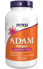Now Foods ADAM Men's Multi - 180 Softgels Multivitamin, Libido, Muscle Vitamins