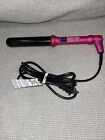 Nume Pink Curling Wand Tourmaline Curler Hair Styling Iron HB025u Salon 1.25”