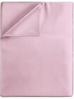 Twin XL Size Flat Bed Sheet - Hotel Luxury Single Flat Sheet Only - Wrinkle F...