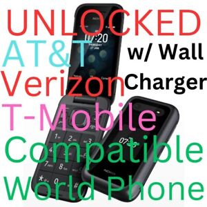 UNLOCKED NEW NOKIA 2760 GSM CDMA LTE SMART FLIP CELLPHONE Android/KaiOS