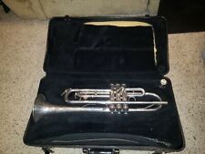 Vintage King 601 Trumpet 6 607624 horn rare silver with case