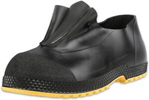 11003 Black PVC Rubber Waterproof Over Work Boots Shoes Rain Snow Galoshes SM-XL