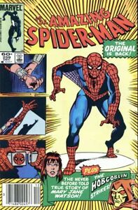 Amazing Spider-Man Mark Jewelers #259MJ FN+ 6.5 1984 Stock Image