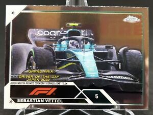 New Listing2023 Topps Chrome Formula 1 Racing Sebastian Vettel #183 DOTD Japan Aston Martin
