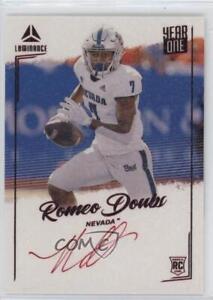 2022 Panini Luminance Year One Signatures RPS Red Romeo Doubs Rookie Auto RC
