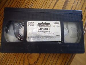 Sesame Street Elmocize VHS Video Tape! No Sleeve, Vhs Tape Only