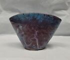 North State North Carolina pottery Vase Purple Blue 1930s  #5730