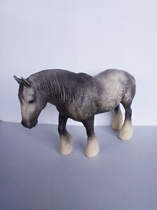 Vintage Breyer Classic SHIRE Dapple Grey Horse #95 Marked C. HESS 71