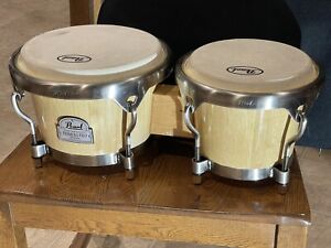 Pearl Percussion Primero Pro Hand Bongos Bongo Set With Case - Professional