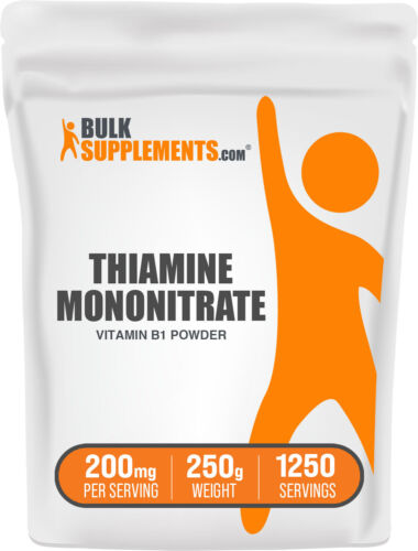 BulkSupplements Thiamine Mononitrate (Vitamin B1) Powder - 200 mg Per Serving