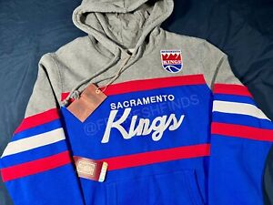 Authentic Mitchell & Ness Sacramento Kings Embroidered HWC Retro Hoodie