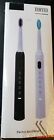 EORYEO 2 electric toothbrush 12 heads 2 charging cables & instructions NEW