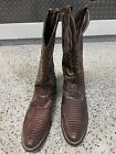 Men's Justin Lizard Cowboy Boots - Size 12D