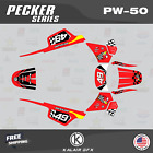 Graphics Kit for Yamaha PW50 (1990-2023) PW-50 PW 50 Pecker Series - Red