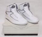 Nike Air Jordan 2 Retro White Cement Men’s Size 11 Grey Black DR8884-100 NEW!