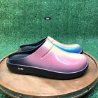 Oofos OOCLOOG Clog Shoe 80s Luxe Horizon Pink Blue LE Womens Size 42 US 11