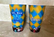 TWO DEL MAR 75 YEARS COOL AS EVER RACE TRACK LENTICULAR 3D 20 OZ TUMBLER CUERVO