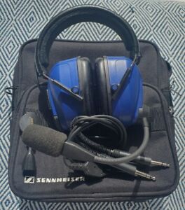 Sennheiser HME 100 : Aviation Headset Blue *Great Condition* Worldwide Delivery