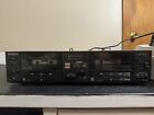 Sony TC-W5 Dual Deck Audio Stereo Cassette Tape Recorder Player Tested