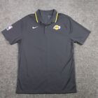 Nike Los Angeles Lakers Polo Shirt Mens M Dri Fit Performance Embroidered Logo