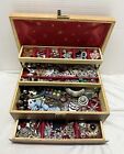 Vintage Estate Jewelry Lot In Display Box Grandmas Jewelry Night Out