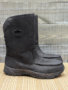 Chippewa 24981  Black Leather Moto Side Zipper Boots sz 12 M