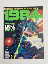 1984 Sci Fi Magazine #1 Illustrated Adult Fantasy Comic 1978 Warren Publishing