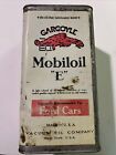 Antique Original Vacuum Oil Gargoyle Mobiloil E Ford One Gallon Square Oil Can