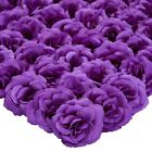 50 Pack Purple Roses Artificial Flowers Bulk, 3