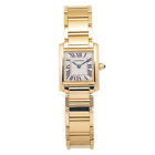 Cartier Tank Francaise 2385 W50002N2 1999 Complete 18k YG Ladies Watch 20x25mm