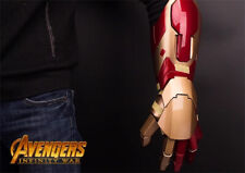 Avengers Iron Man MK42 1:1Replica Hand Arm LED Light Gloves Voice Cosplay Gift