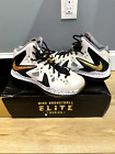Size 10 - Nike LeBron 10 P.S. Elite+ White Gold Black