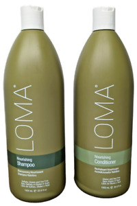 LOMA Hair Care Nourishing Shampoo And Conditioner Duo Liter 33.8 Oz Each