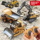 Remote Control RC Excavator Bulldozer Dump Truck Loader Trucks Toy for Kids Boys