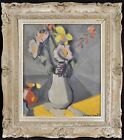 1920's FRENCH POST IMPRESSIONIST OIL ON BOARD ANTIQUE STILL LIFE PAINTING
